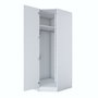 Hanah Home Armario Blanco con Estanterías BA140 - 4082